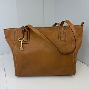 Fossil Cowhide Emma Tote